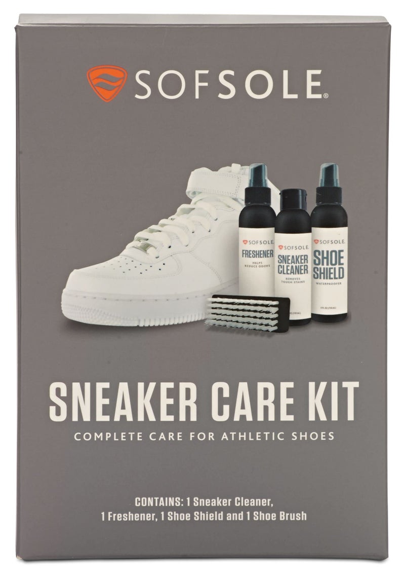 Sof Sole Sneaker Care Kit with Cleaner, Freshener, Shoe Shield and Scrub Brush - Image 3
